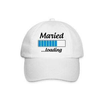 Maried ...loading - Wedding - Casquette classique - blanc/blanc - Devant