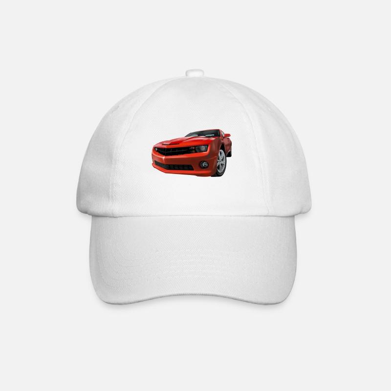sport car - Casquette classique - blanc/blanc