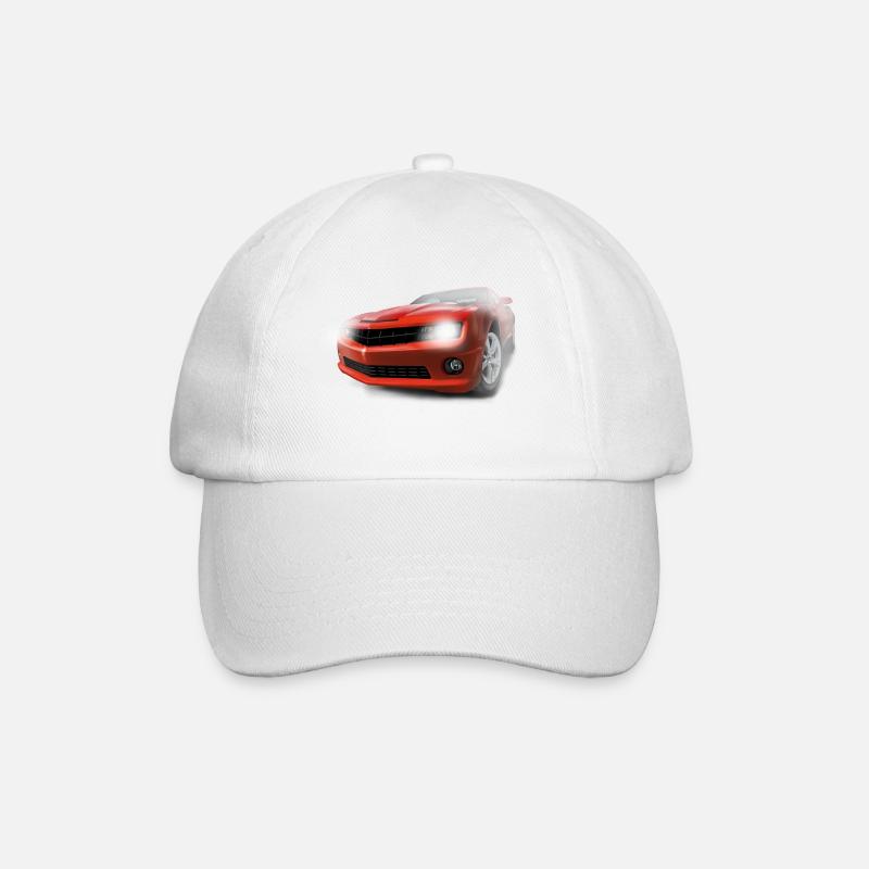 Sportwagen - Baseballkappe - Weiß/Weiß