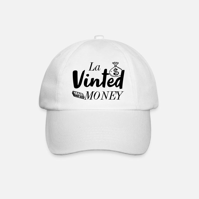 La vinted money ! - Casquette classique - blanc/blanc