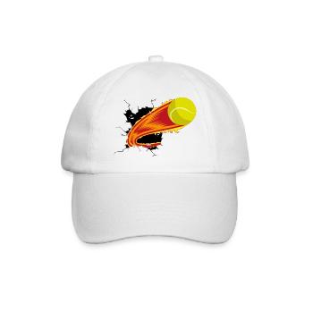 Tennis Tennis Ball Hobby Fire Breakthrough - Baseball Cap - white/white - Front