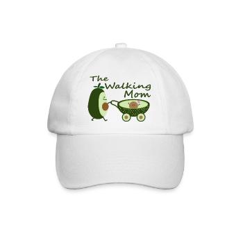 Avocat comme une mère qui marche - Casquette classique - blanc/blanc - Devant