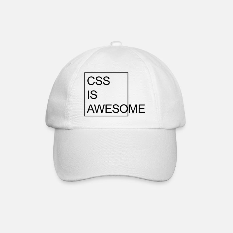 CSS est génial - Casquette classique - blanc/blanc
