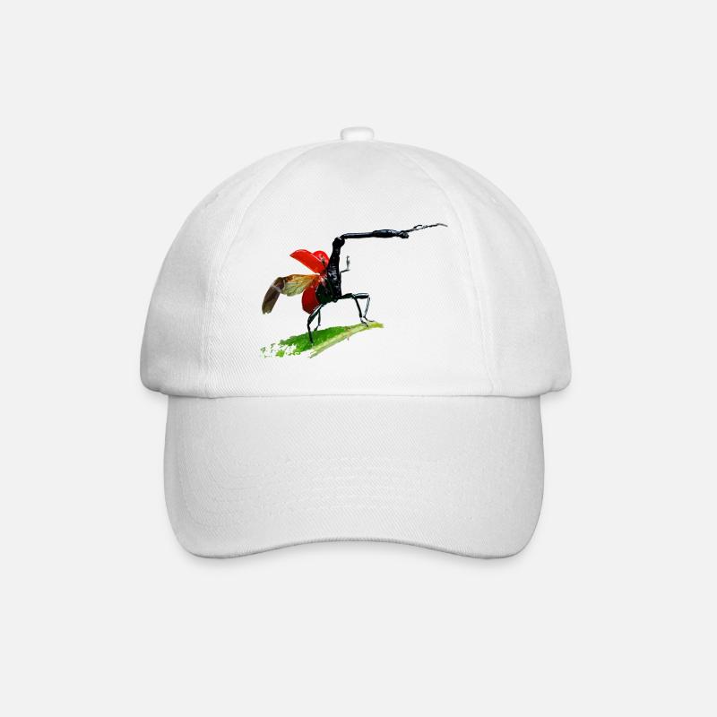 Giraffe weevil Aus Madagaskar - Baseballkappe - Weiß/Weiß