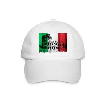 Colisée Italie Rome - Casquette classique - blanc/blanc - Devant