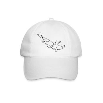Otter tauchen - Baseballkappe - Weiß/Weiß - Vorne