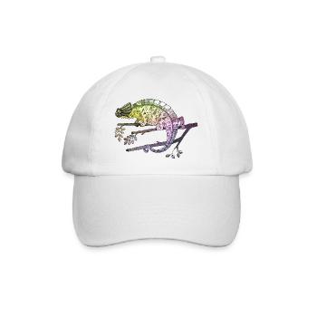 Chameleon - Baseball Cap - white/white - Front