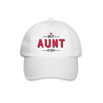 Aunt - Baseball Cap - white/white - Front
