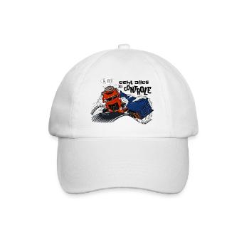 D CONTRÔLE DES CAMIONS FR - Casquette classique - blanc/blanc - Devant