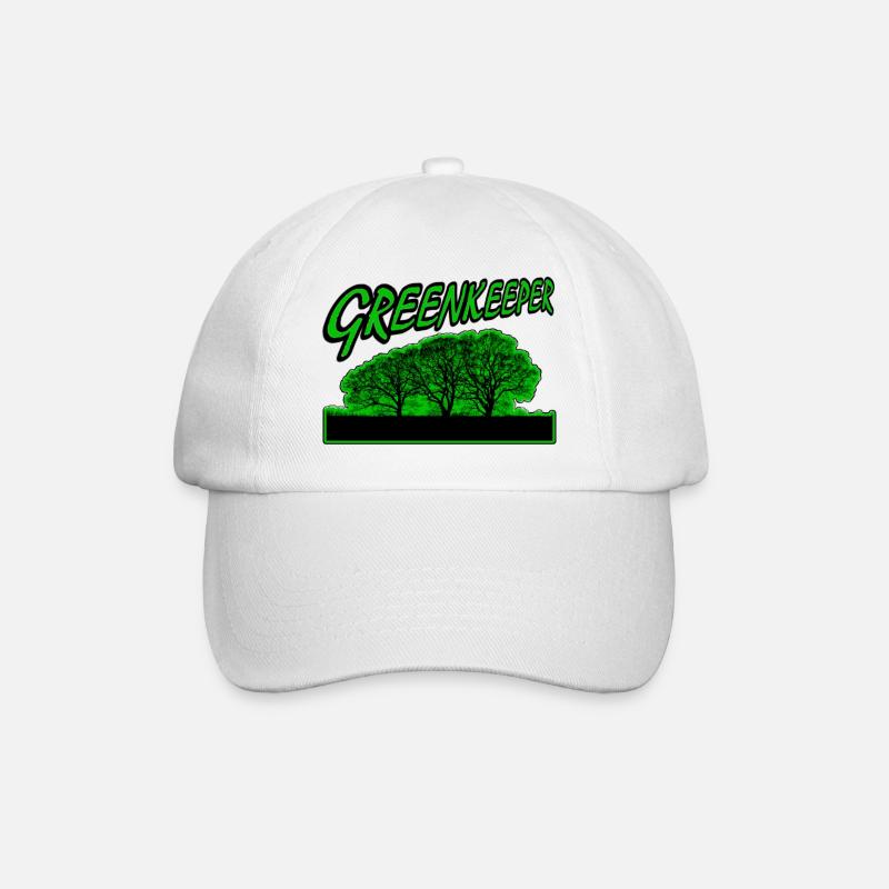 GREENKEEPER - Casquette classique - blanc/blanc