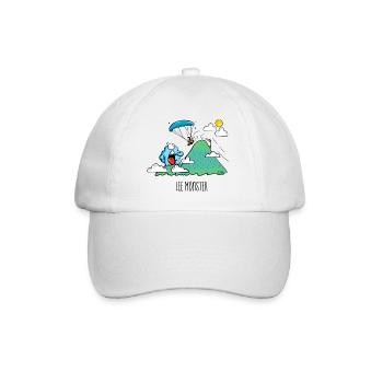 Parapente Montagnes Parapente Monster Lee - Casquette classique - blanc/blanc - Devant