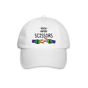 Rock Paper Scissors LGBTQ Pride Month Lesbian - Casquette classique - blanc/blanc - Devant