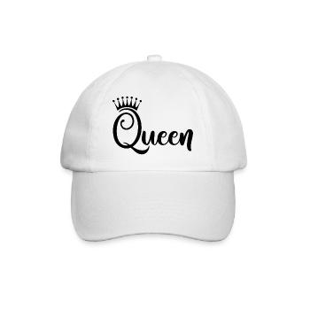 Queen - Baseballkappe - Weiß/Weiß - Vorne