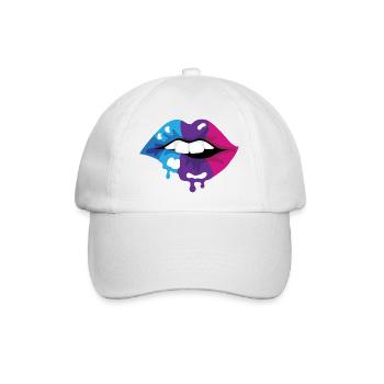 Coloured Lips - Baseball Cap - white/white - Front