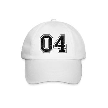 Numéro 04 - Casquette classique - blanc/blanc - Devant