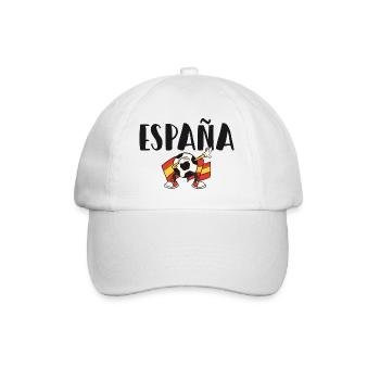 Spanien Fußball Trikot Spanische Flagge - Baseballkappe - Weiß/Weiß - Vorne