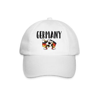 Allemagne Maillot de foot Drapeau allemand - Casquette classique - blanc/blanc - Devant