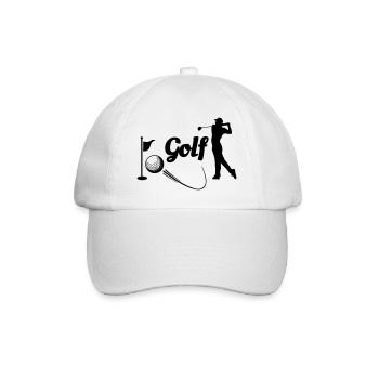 Welle - Baseballkappe - Weiß/Weiß - Vorne