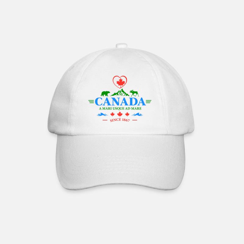 Kanada Vancouver Montreal Toronto Maple Leaf Bären - Baseballkappe - Weiß/Weiß