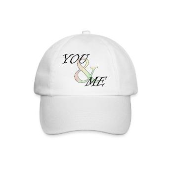 You&Me - Baseballkappe - Weiß/Weiß - Vorne