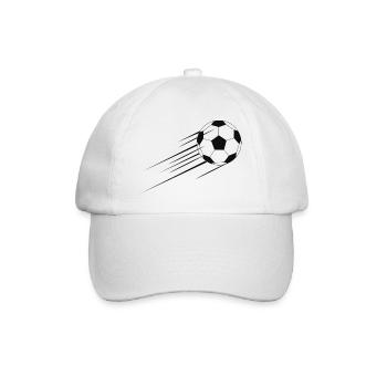 Fussball - Baseballkappe - Weiß/Weiß - Vorne