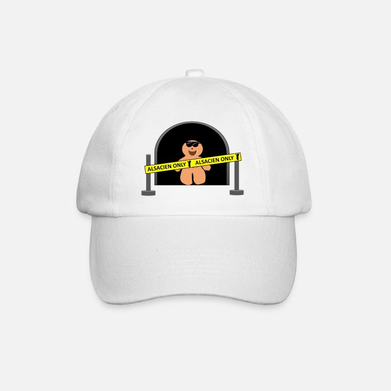 Alsacien Only - Casquette classique - blanc/blanc