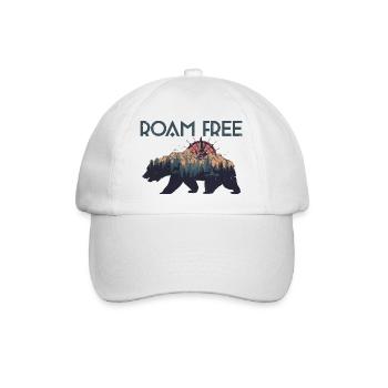 Hiking Camping Camping Outdoor Hiking Tour Hikers - Baseball Cap - white/white - Front