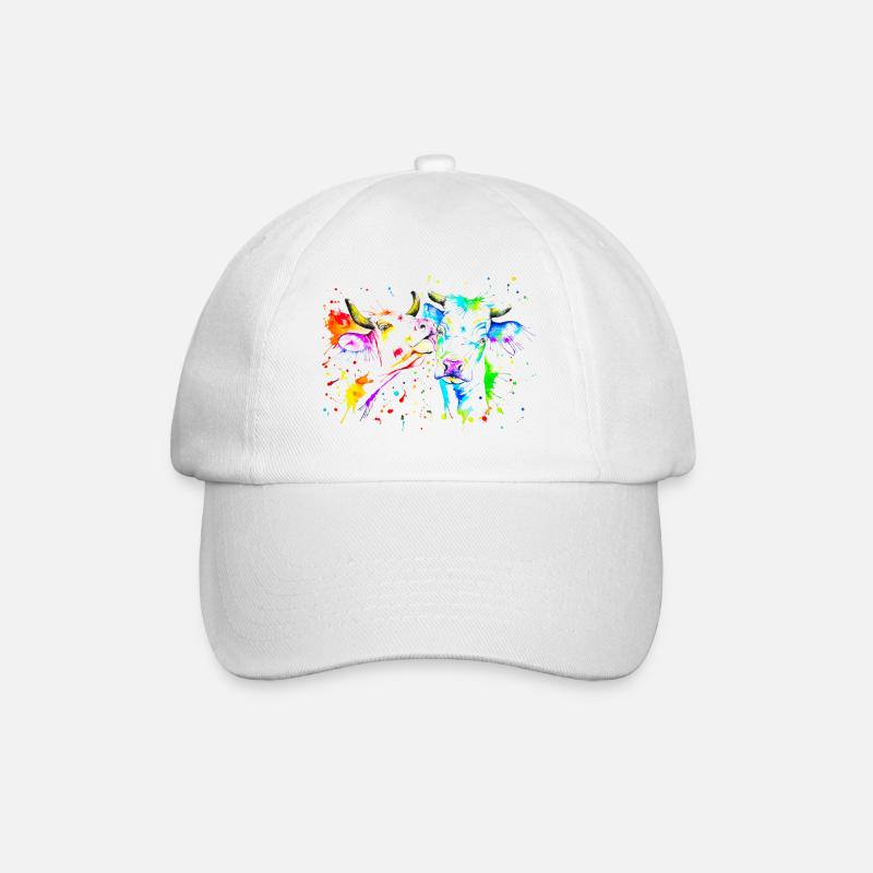 vaches - Casquette classique - blanc/blanc