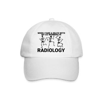 When I Take A Selfie In Radiology 1 - Baseball Cap - white/white - Front