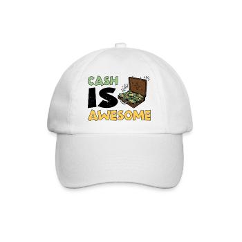 L’argent est génial 7 - Casquette classique - blanc/blanc - Devant