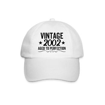 Millésime 2002 Vieilli à la perfection - Casquette classique - blanc/blanc - Devant