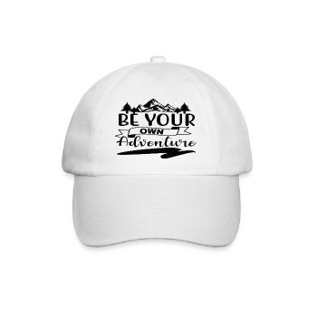 Be your own Adventure - Baseballkappe - Weiß/Weiß - Vorne