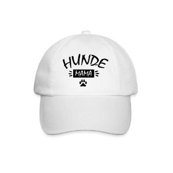 Dog Hund - Baseballkappe - Weiß/Weiß - Vorne