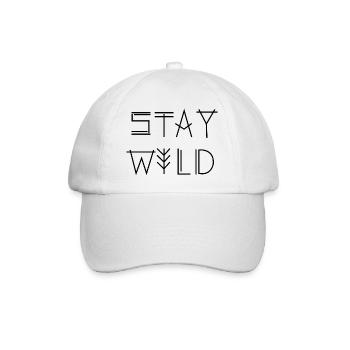 Adventure Travel Hiking Mountain - Baseball Cap - white/white - Front