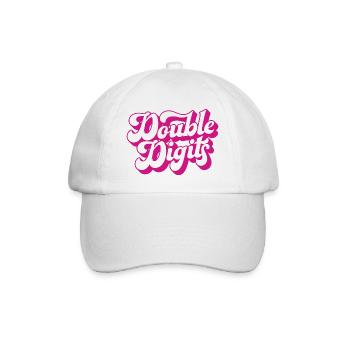 Cadeau de 10e anniversaire, 10 ans, pour garçons et filles - Casquette classique - blanc/blanc - Devant