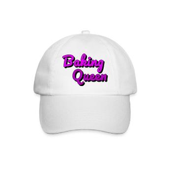 Baking Queen - Baseballkappe - Weiß/Weiß - Vorne