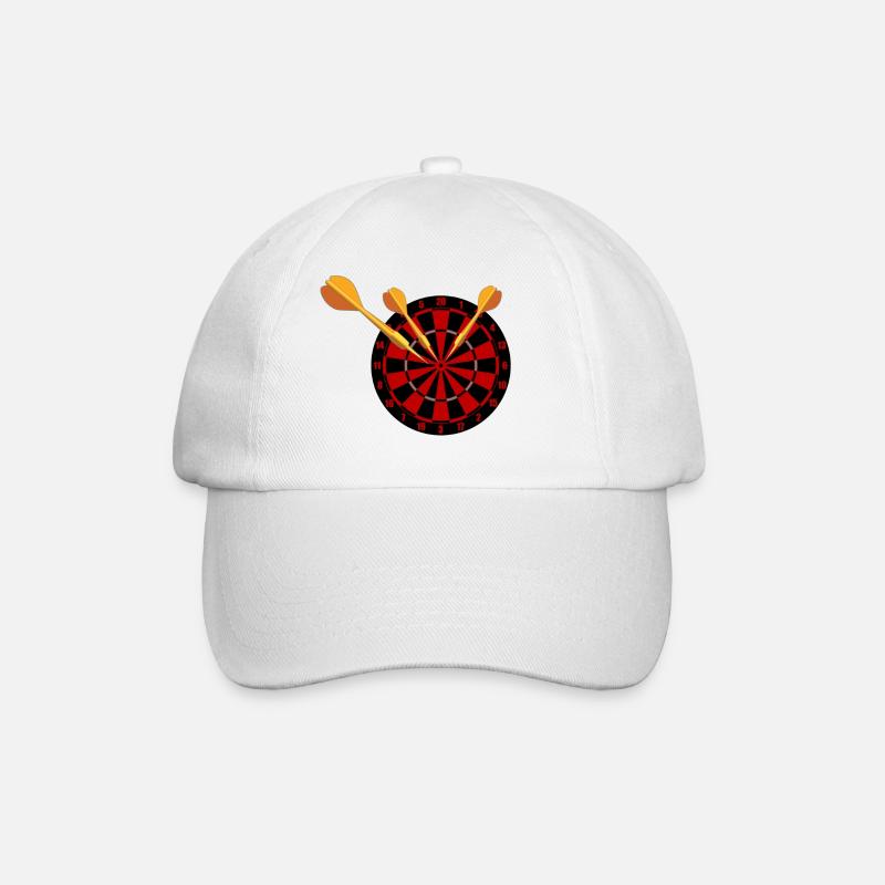 Fléchettes Flèches et jeu de fléchettes - Casquette classique - blanc/blanc