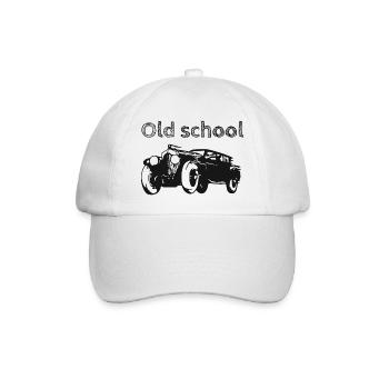 Auto - Baseballkappe - Weiß/Weiß - Vorne