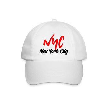 Ville de New York - Casquette classique - blanc/blanc - Devant