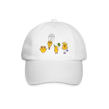 Poussins de Pâques - Casquette classique - blanc/blanc - Devant