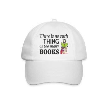 Lire Zebra, il n’y a pas trop de livres - Casquette classique - blanc/blanc - Devant