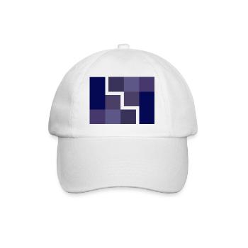 Geometrisch - Baseballkappe - Weiß/Weiß - Vorne