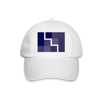 Geometrisch - Baseballkappe - Weiß/Weiß - Vorne