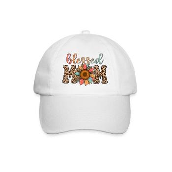 Mother's Day Vintage Mama/Mom 4 - Baseball Cap - white/white - Front