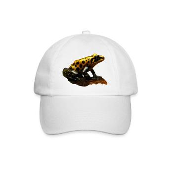 Poison dart frogs secrete poisonous skin secretions - Baseball Cap - white/white - Front