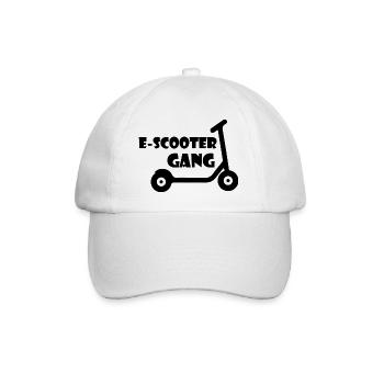 E-Scooter Roller Scooter - Baseballkappe - Weiß/Weiß - Vorne