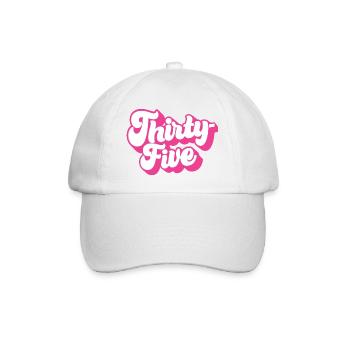 Thirty-five 35th Birthday Women 35 Years Old - Baseball Cap - white/white - Front
