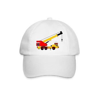 Farbe des Kranwagens - Baseballkappe - Weiß/Weiß - Vorne
