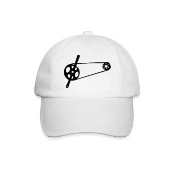Triathlon Natation Bike Run Marathon - Casquette classique - blanc/blanc - Devant