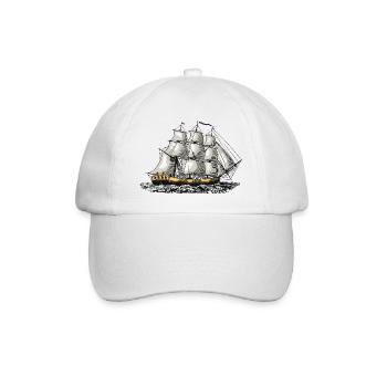 Voilier - Casquette classique - blanc/blanc - Devant